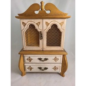 Vintage Price Import Japan Musical Jewelry Box Dresser Box works